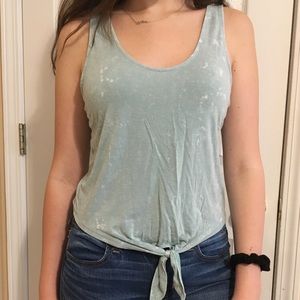 American Eagle tie front tank